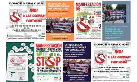 La Plataforma de Afectados por las Cocinas Fantasma de Madrid consigue el apoyo de las candidaturas progresistas