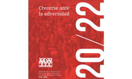 Crecerse ante la adversidad: memoria de la FRAVM 2020-2022