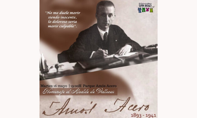 Homenaje a Amós Acero, primer alcalde democrático de Vallecas