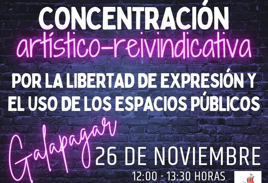 Colectivos de Galapagar responden a la cancelación del Festival de Calle con una concentración por la libertad de expresión