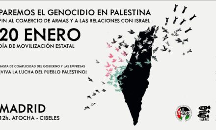 La FRAVM llama a convertir el centro de Madrid en una marea gigante contra el genocidio en Palestina el próximo sábado 20E