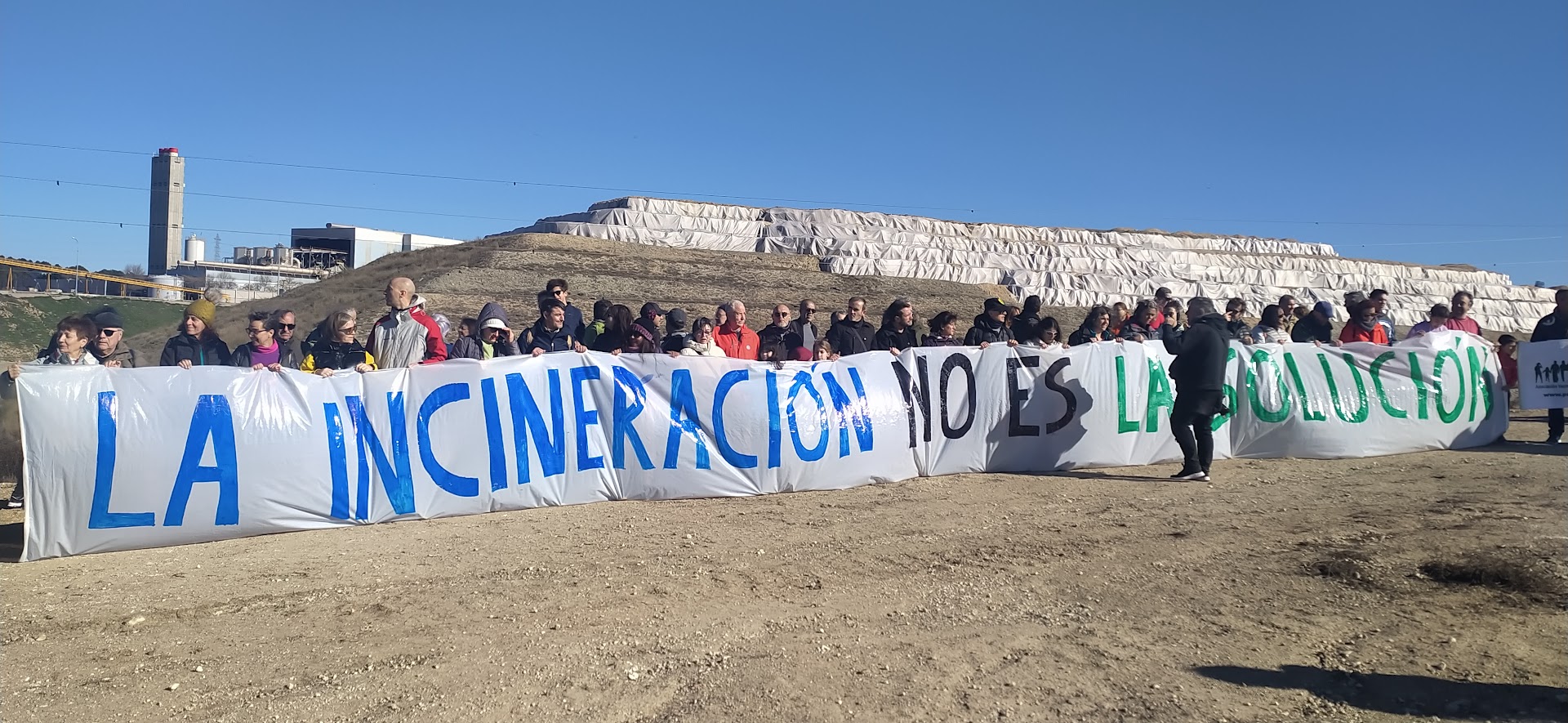 9 kilómetros de marcha para pedir la clausura de la incineradora de