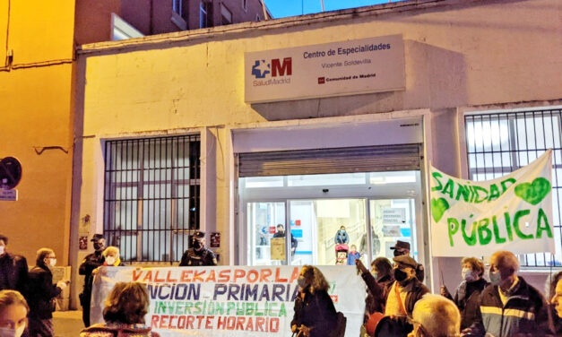 Un centro de salud de Vallecas que atiende a 30.000 personas se queda sin médicos del turno de tarde