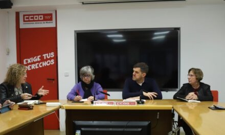 El nuevo presidente de la FRAVM se reúne con CCOO de Madrid para promover una mayor cooperación