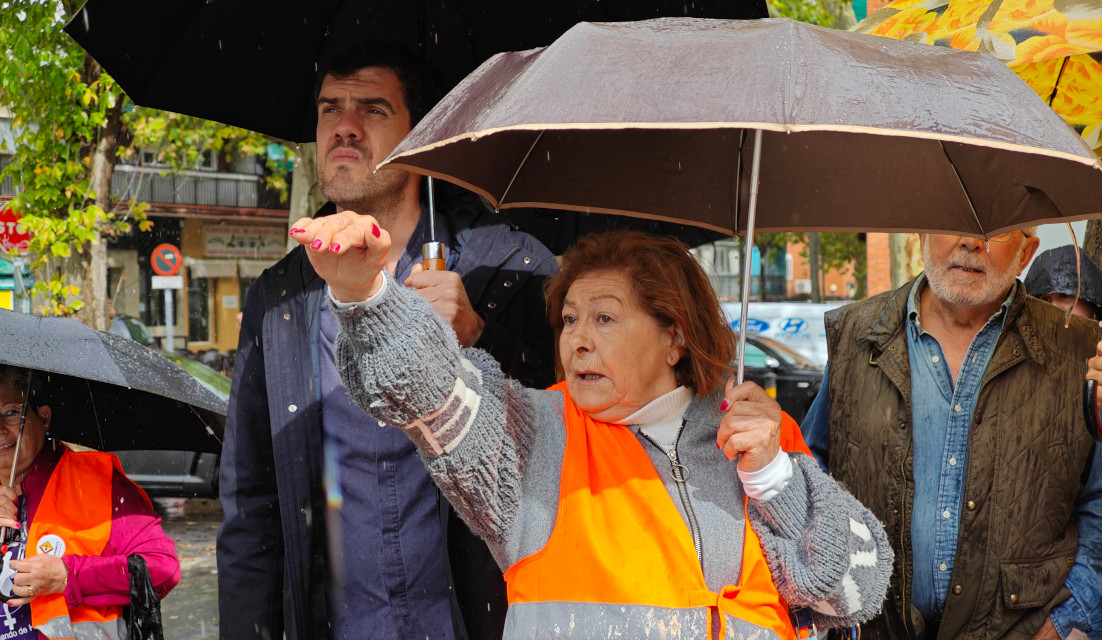 Nacarino lleva a San Fernando el apoyo incondicional de la FRAVM a los afectados por la línea 7B de Metro