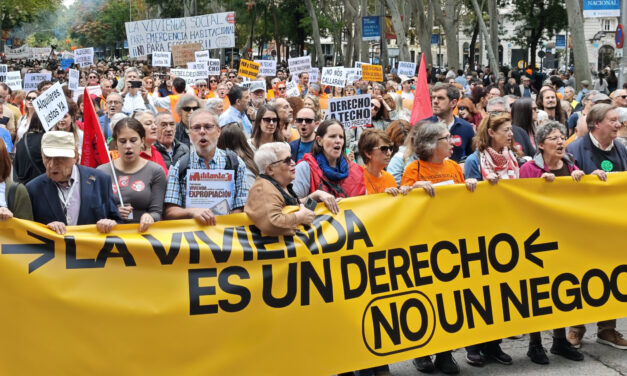 Las organizaciones de la gran manifestación por la vivienda exigen a Ayuso que deje de mirar hacia otro lado y reaccione ante este problema