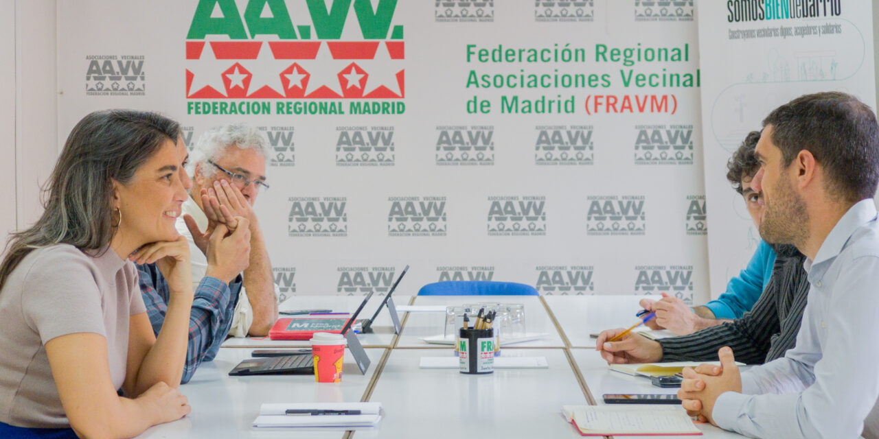 El nuevo presidente de la FRAVM mantiene sus primeros encuentros con los portavoces regionales de Más Madrid y el PSOE