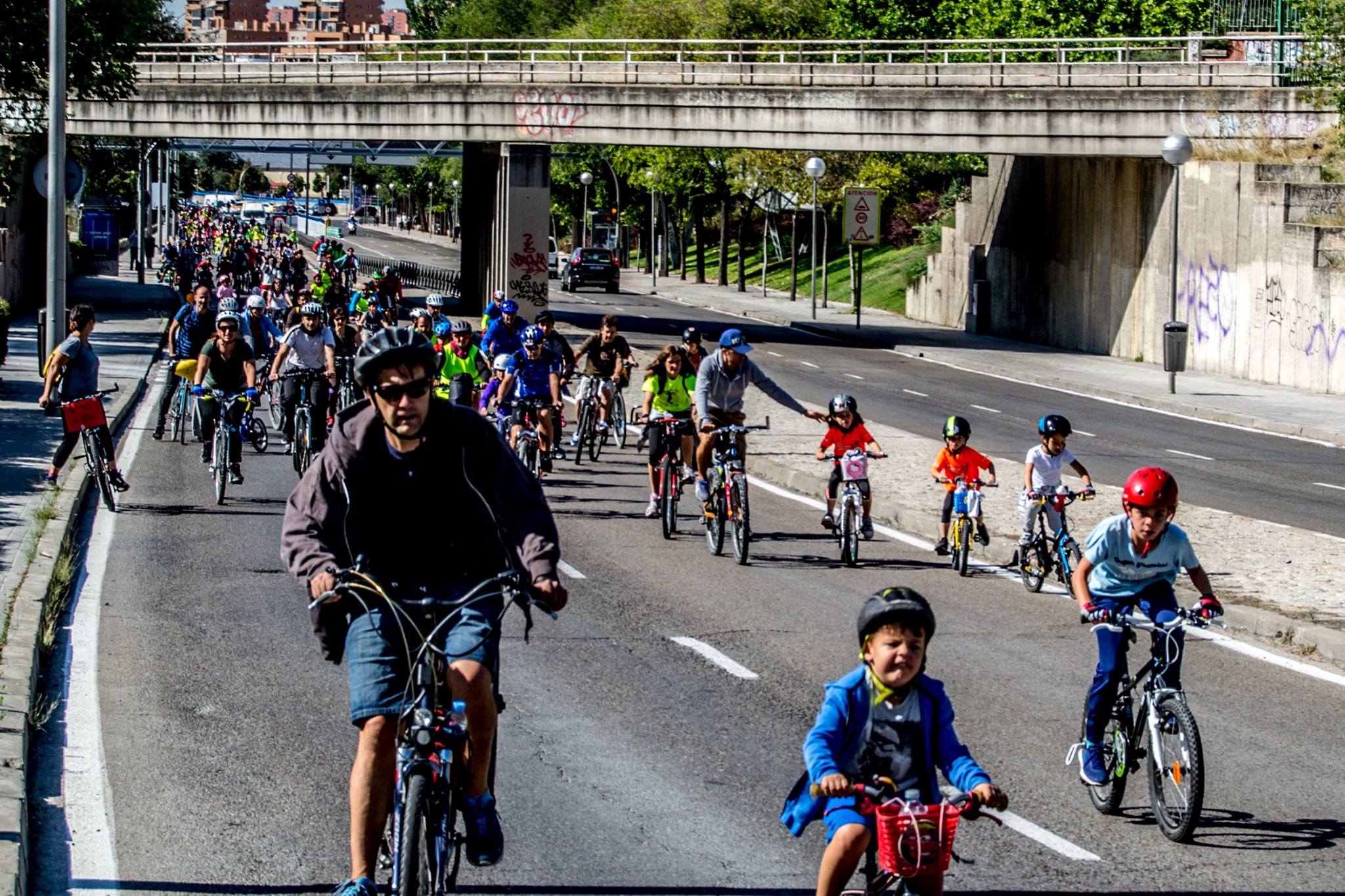 Bicifestación por una red ciclista protegida y segura en Arganzuela