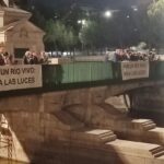 Admitido a trámite un contencioso-administrativo contra el alumbrado ornamental en el cauce del río Manzanares