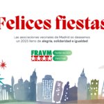 La Federación Vecinal te desea felices fiestas y un año 2025 lleno de alegría, solidaridad e igualdad