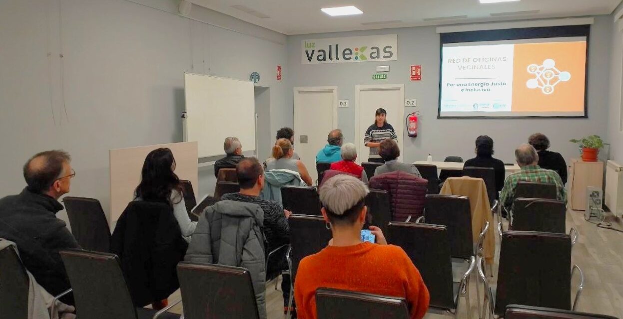 Red de Oficinas Vecinales de Energía Justa e Inclusiva, un proyecto para mejorar la  eficiencia energética de los barrios de Puente de Vallecas