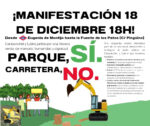 Cartel de la manifestación