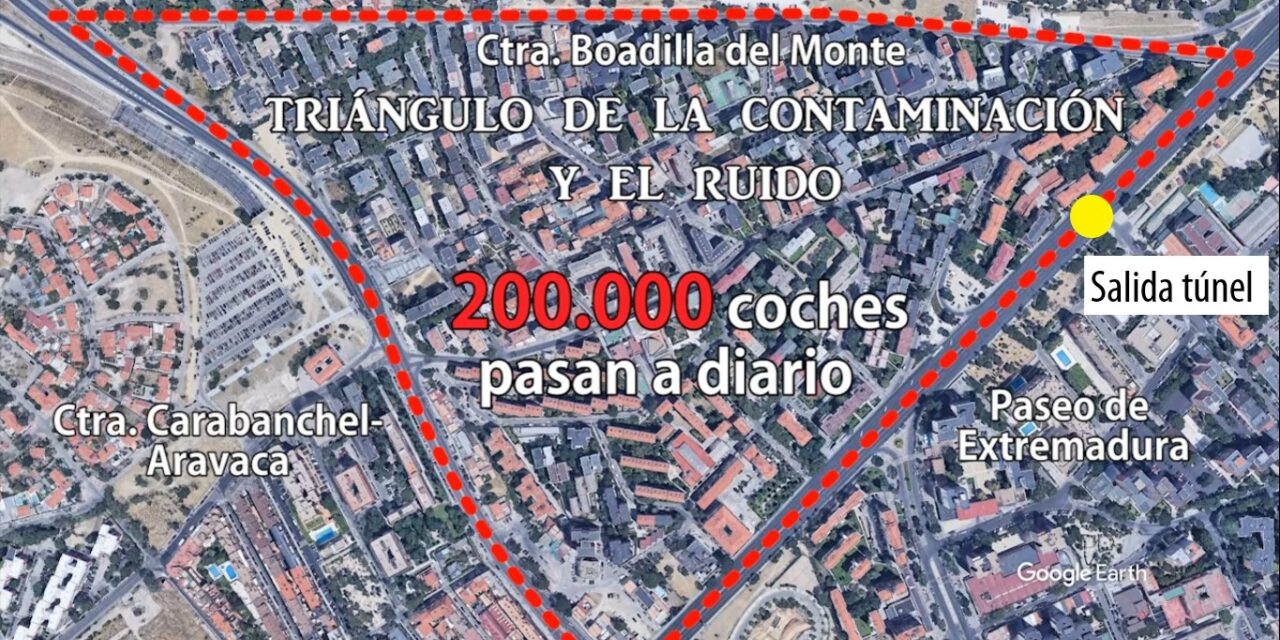 Las asociaciones vecinales de Campamento y Aluche exigen al Ayuntamiento soluciones al grave problema de tráfico de estos barrios que el actual proyecto de soterramiento de la A5 no ofrece