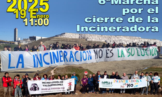 Este domingo, súmate a la VI Marcha por el cierre de la incineradora de Valdemingómez