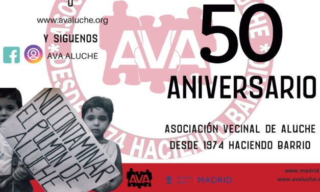 La Asociación Vecinal de Aluche celebra su 50 aniversario con una programación repleta de actividades